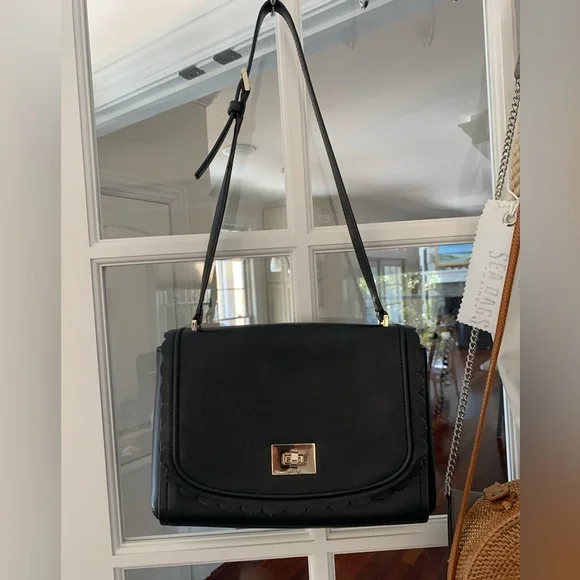 EUC kate spade Jazmin Maple Court Black Leather Purse - Picture 2 of 11